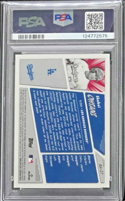 2025 Bowman - Anime Shohei Ohtani #BA-27