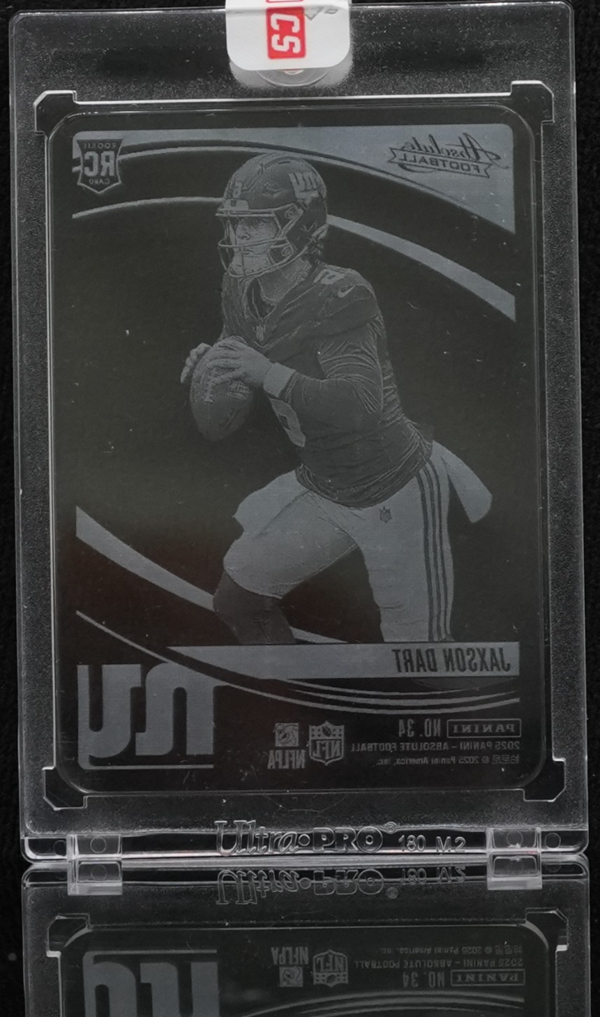 2025 Panini Absolute Glass Jaxson Dart Factory Sealed Giants CASE HIT RARE