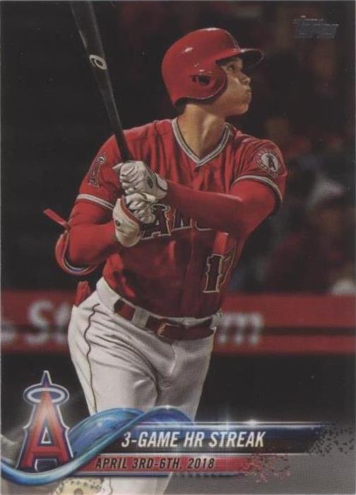 2018 Topps Update Series - Season Highlights Checklist Shohei Ohtani #US189 (RC)