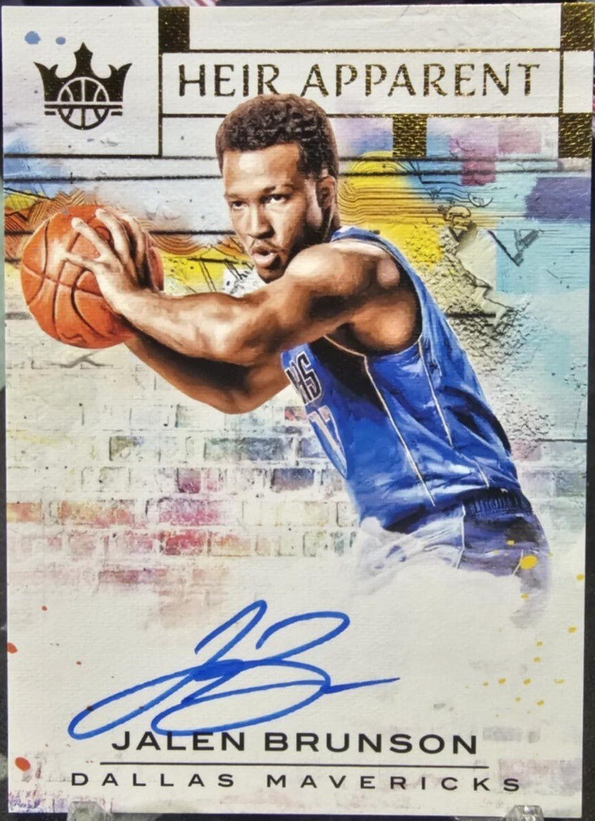 2018 19 PANINI COURT KINGS HEIR APPARENT AUTOGRAPHS Jalen Brunson #HA-LBR /99 RC