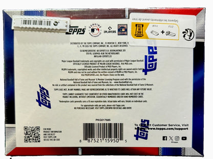 2026 TOPPS CHROME BASEBALL SEALED BREAKERS DELIGHT HOBBY BOX MLB IN HAND