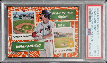 2024 Topps Pro Debut - Road to the Show Roman Anthony #RTTS-3 Orange Foil /25...