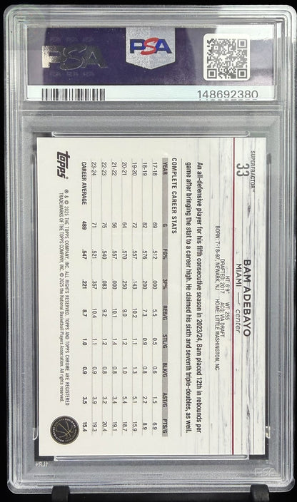 1/1 Bam Adebayo Superfractor miami