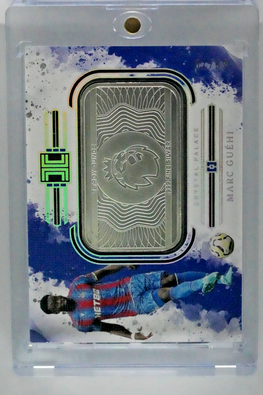 2024-25 Panini Impeccable 1 Troy Ounce .999 Fine Silver Bullion Marc Guehi /39