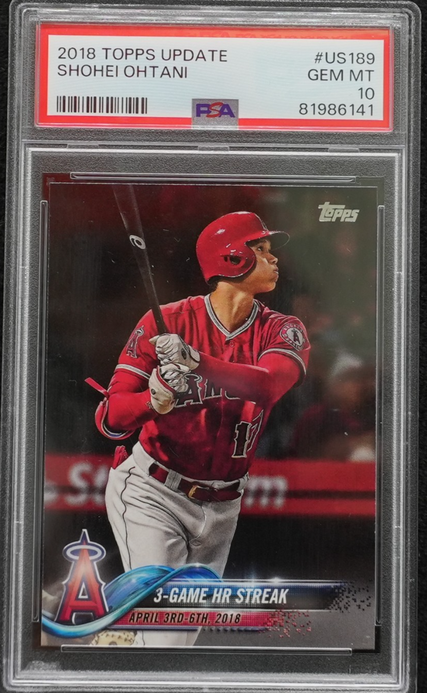2018 Topps Update Series - Season Highlights Checklist Shohei Ohtani #US189 (RC)