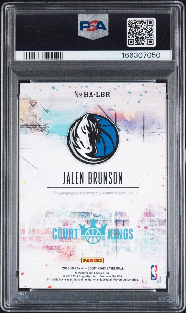 2018 19 PANINI COURT KINGS HEIR APPARENT AUTOGRAPHS Jalen Brunson #HA-LBR /99 RC