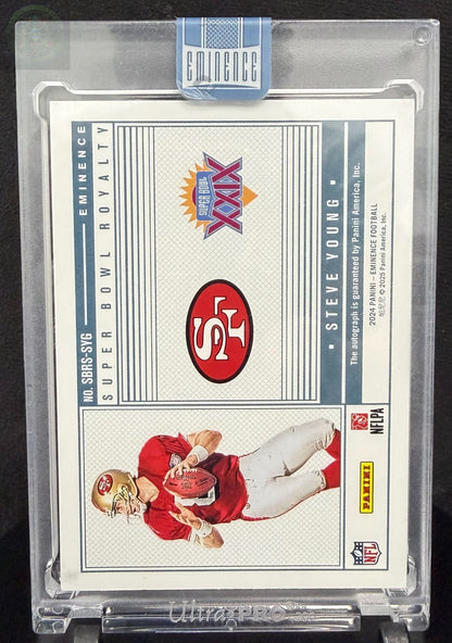 2024 Panini Eminence Steve Young Superbowl Gold Bar 1 Toz