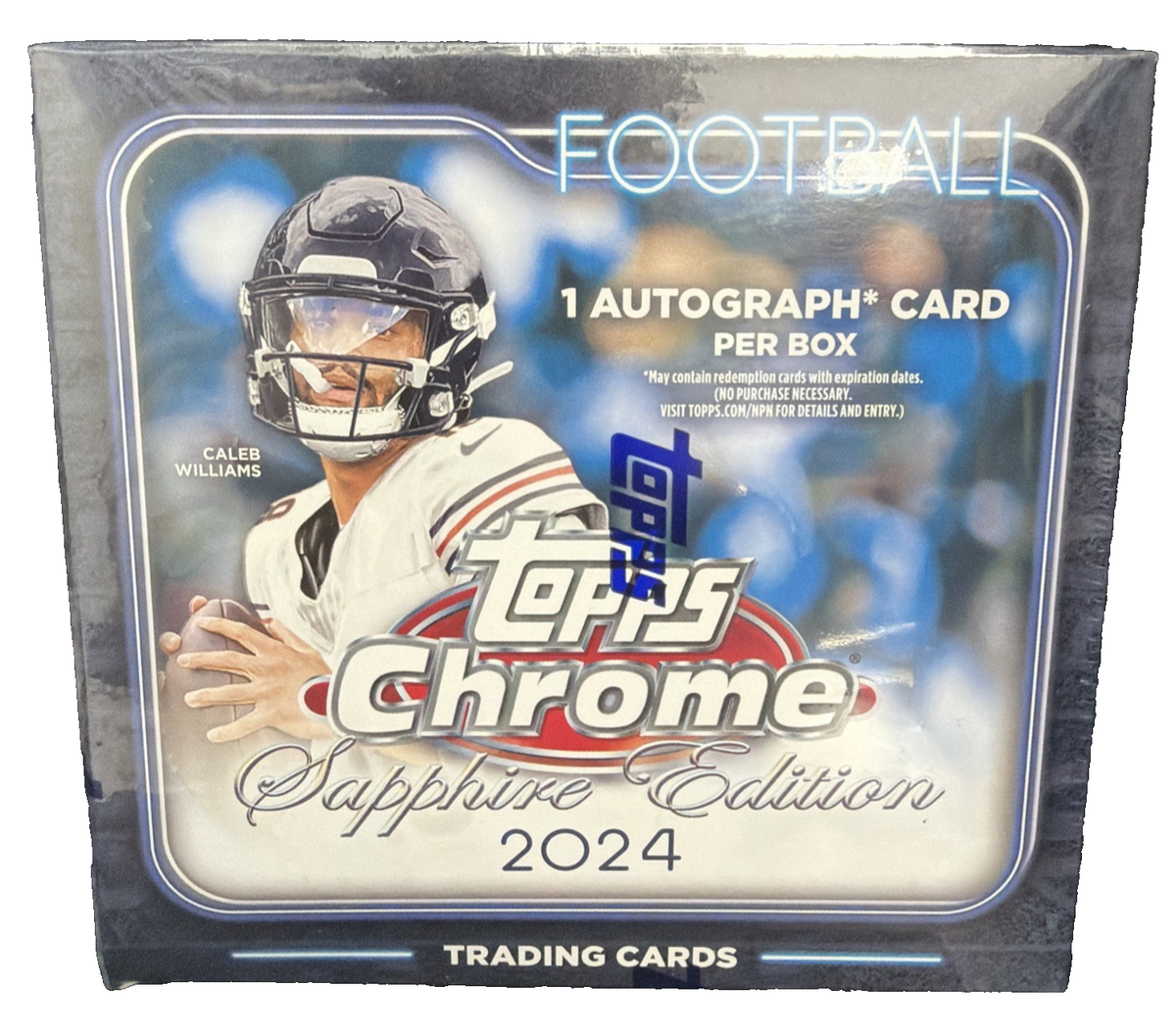 2024 TOPPS CHROME SAPPHIRE FOOTBALL SEALED BOX-DRAKE MAYE BO NIX JAYDEN DANIELS?