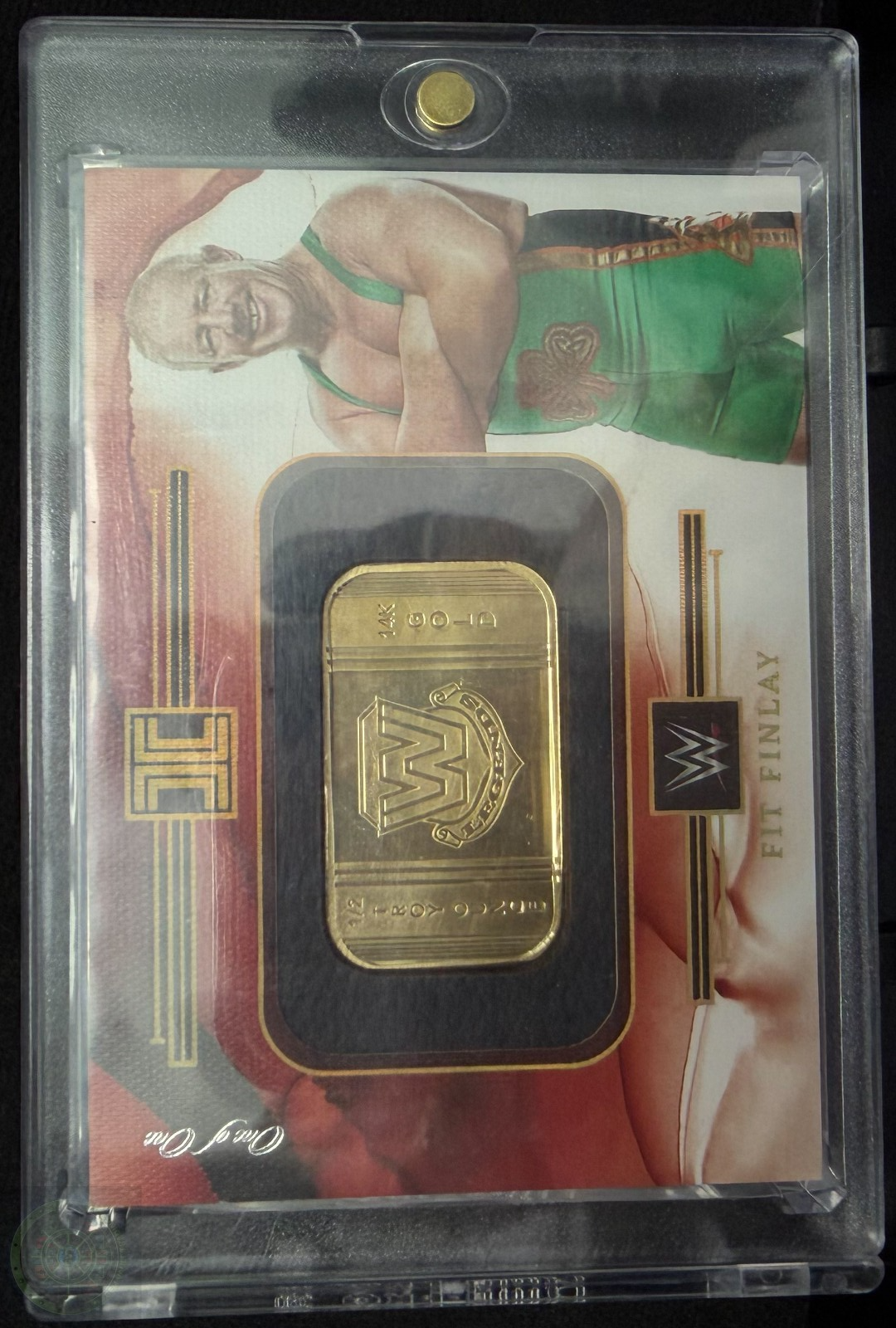 2023 Panini Impeccable WWE Fit Finlay gold Bar 1/2 Toz