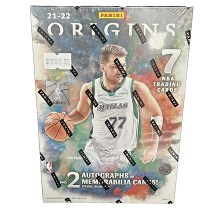 2021 22 PANINI ORIGINS BASKETBALL  SEALED HOBBY BOX 2 AUTOS OR MEMORABILIA NBA