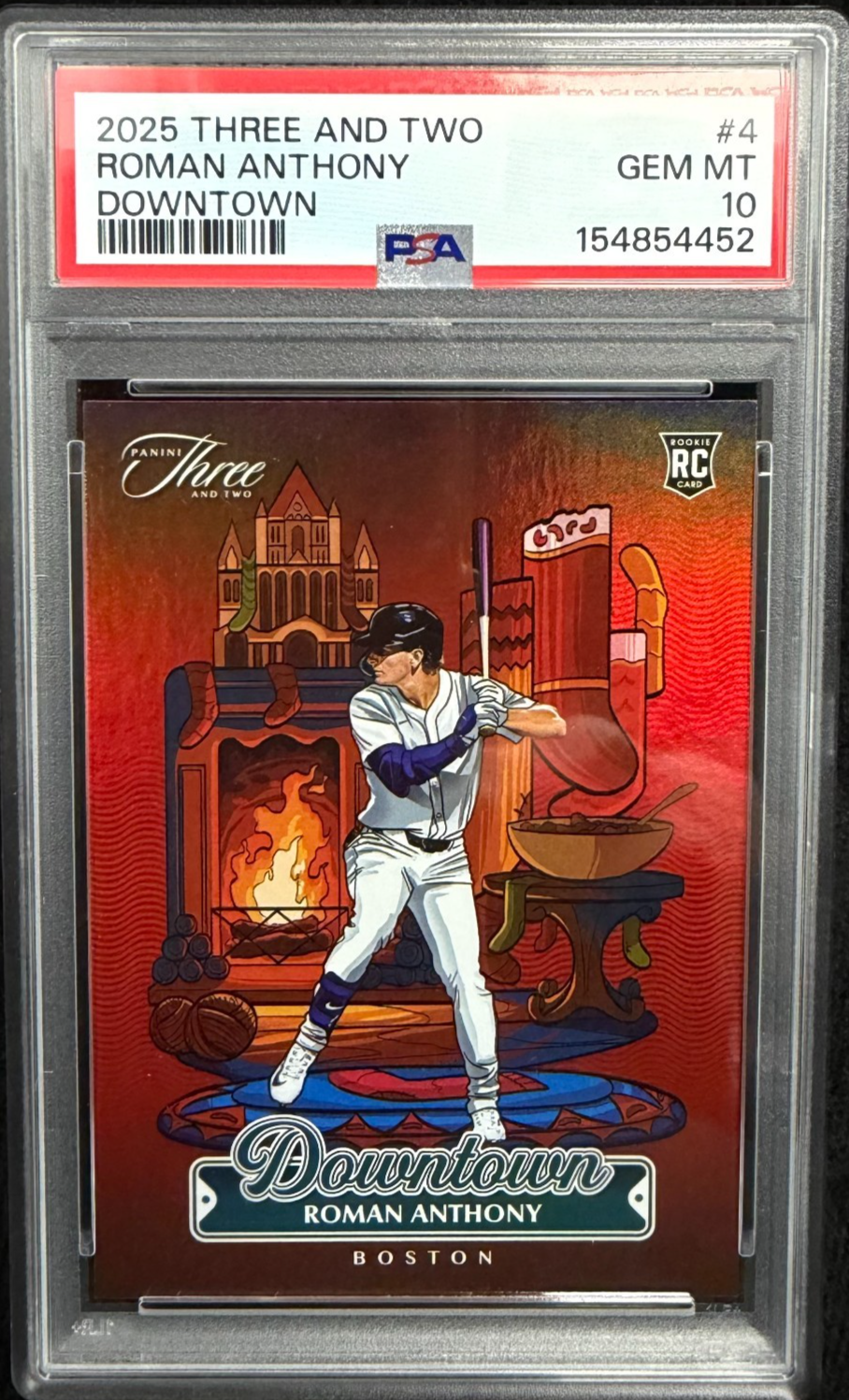 2025 Panini One and One Roman Anthony Downtown PSA 10