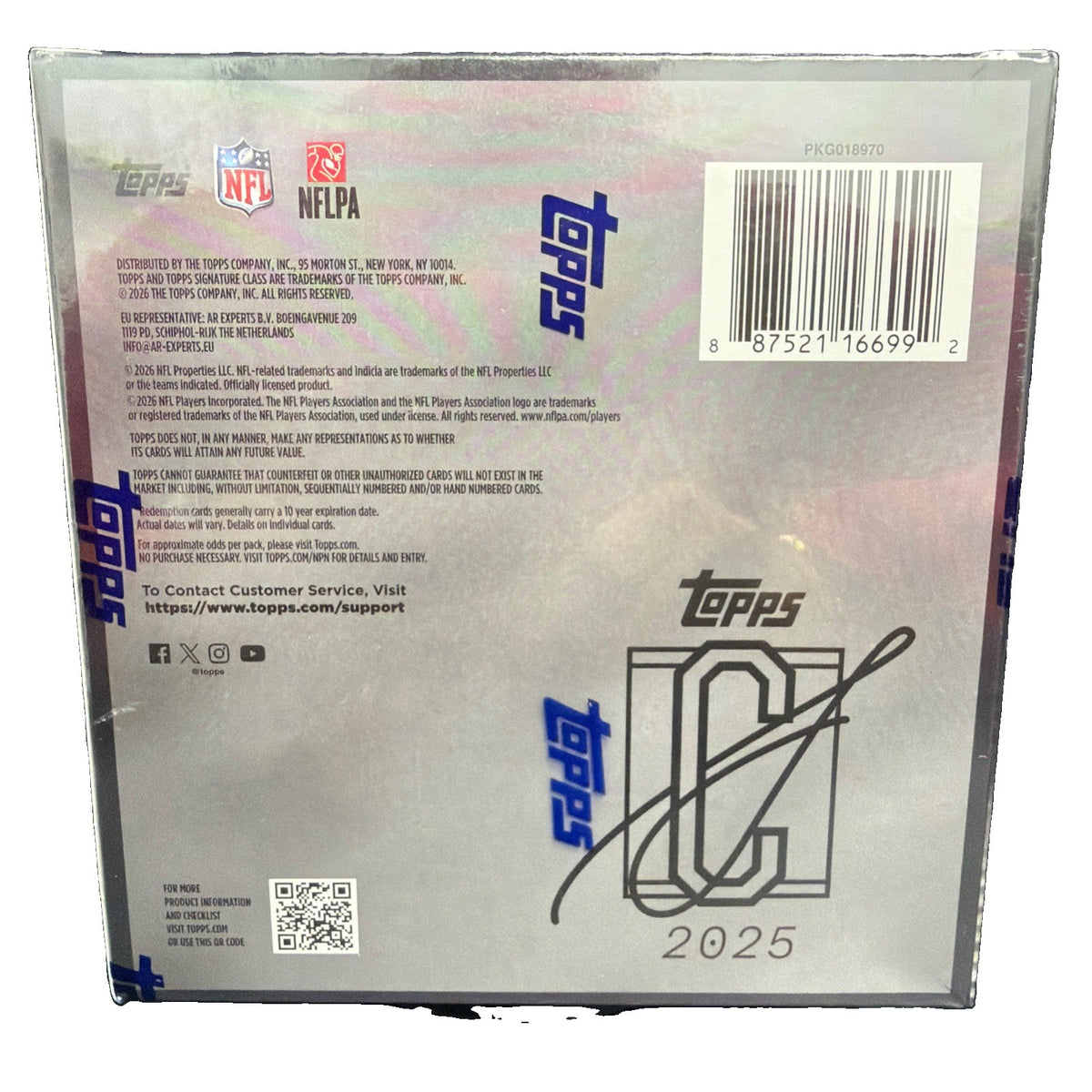 2025 TOPPS SIGNATURE FOOTBALL TARGET EXCLUSIVE PARALLELS SEALED MEGA BOX IN HAND