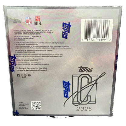 2025 TOPPS SIGNATURE FOOTBALL TARGET EXCLUSIVE PARALLELS SEALED MEGA BOX IN HAND