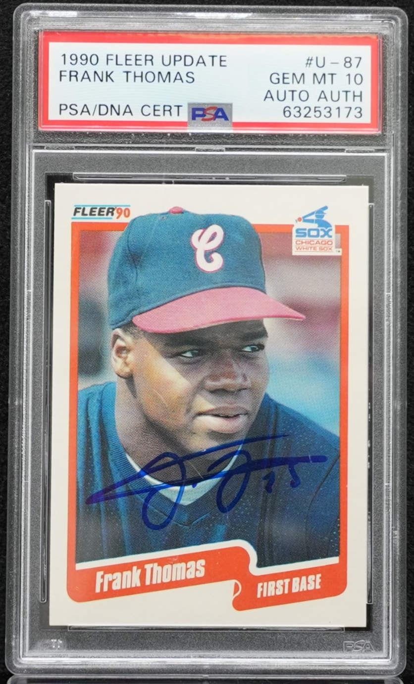 1990 Fleer Update Frank Thomas #U-87 PSA Gem Mint 10