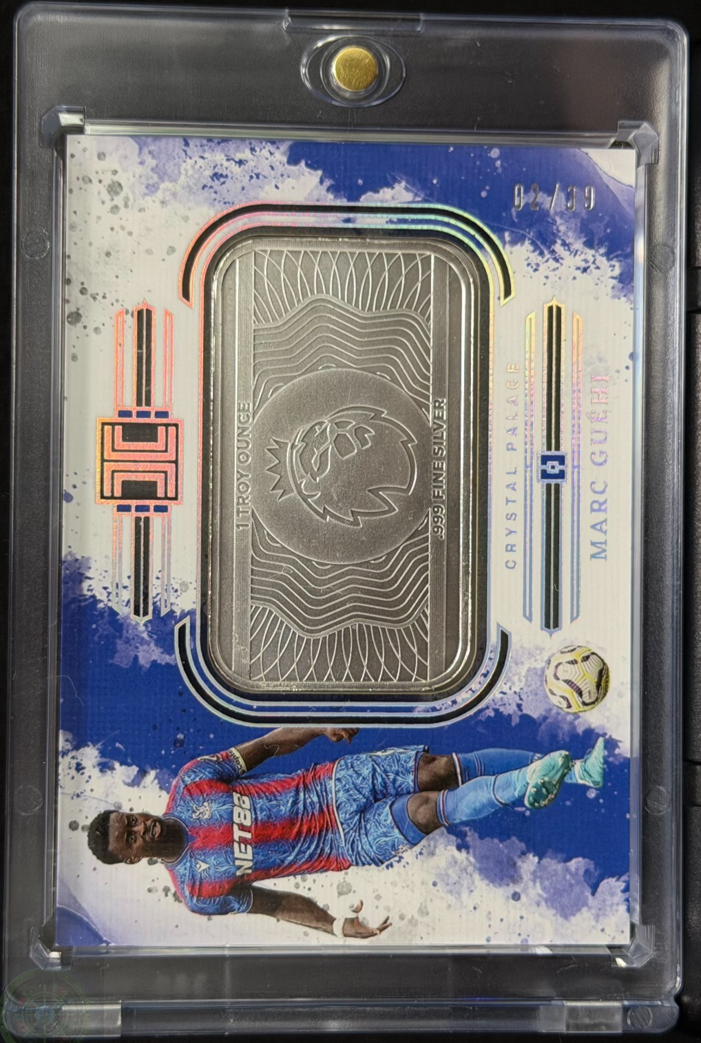 2024-25 Panini Impeccable 1 Troy Ounce .999 Fine Silver Marc Guehi