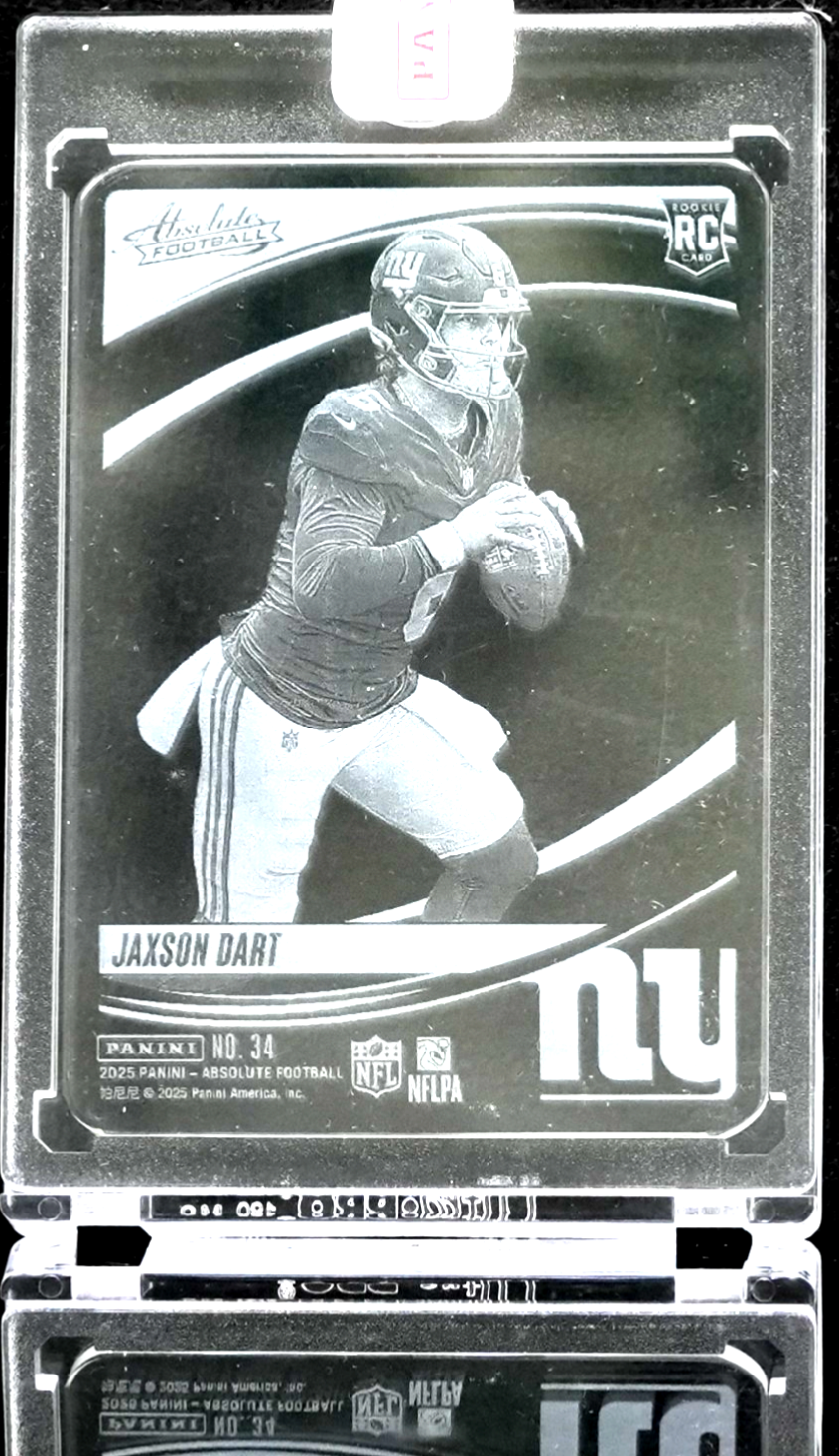 2025 Panini Absolute Glass Jaxson Dart Factory Sealed Giants CASE HIT RARE