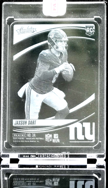 2025 Panini Absolute Glass Jaxson Dart Factory Sealed Giants CASE HIT RARE