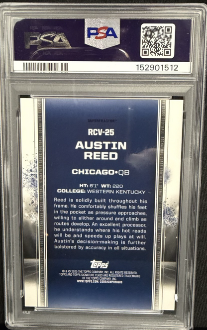 2024 Topps Signature Class - Rookies Superfractor 1/1  #RCV25 Austin Reed PSA 8