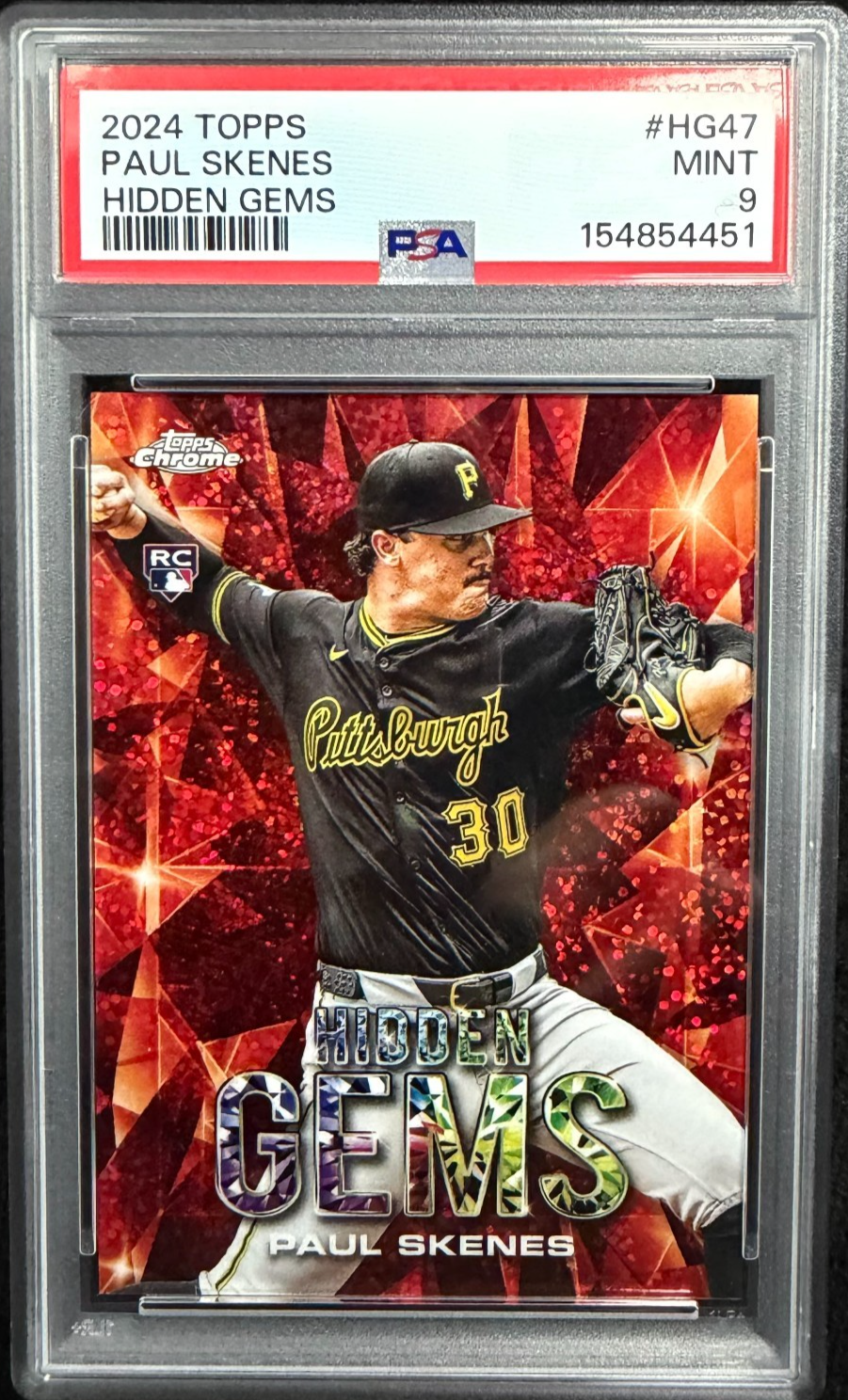 2024 Topps Hidden Gems #HG47 Paul Skenes PSA 9