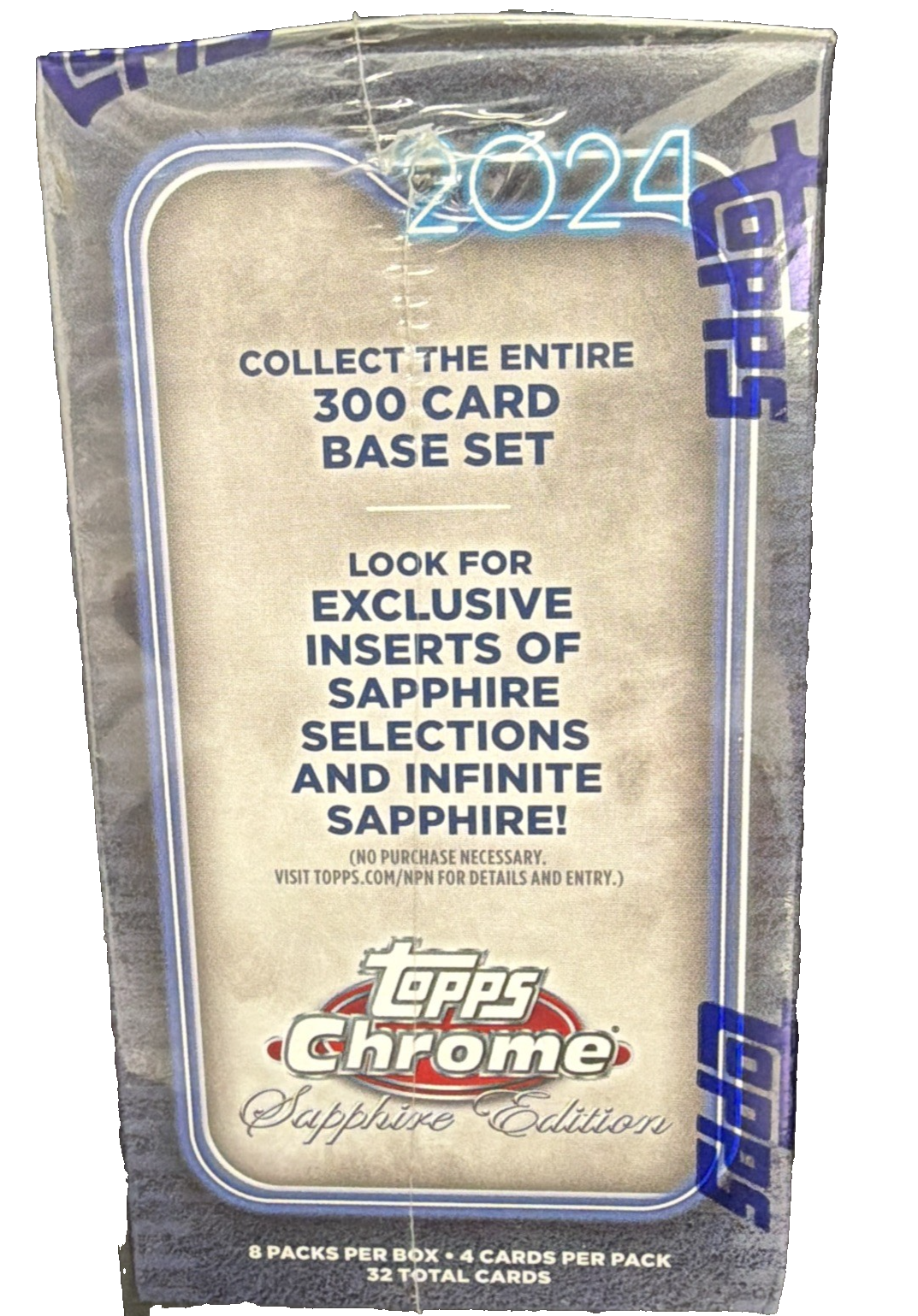 2024 TOPPS CHROME SAPPHIRE FOOTBALL SEALED BOX-DRAKE MAYE BO NIX JAYDEN DANIELS?