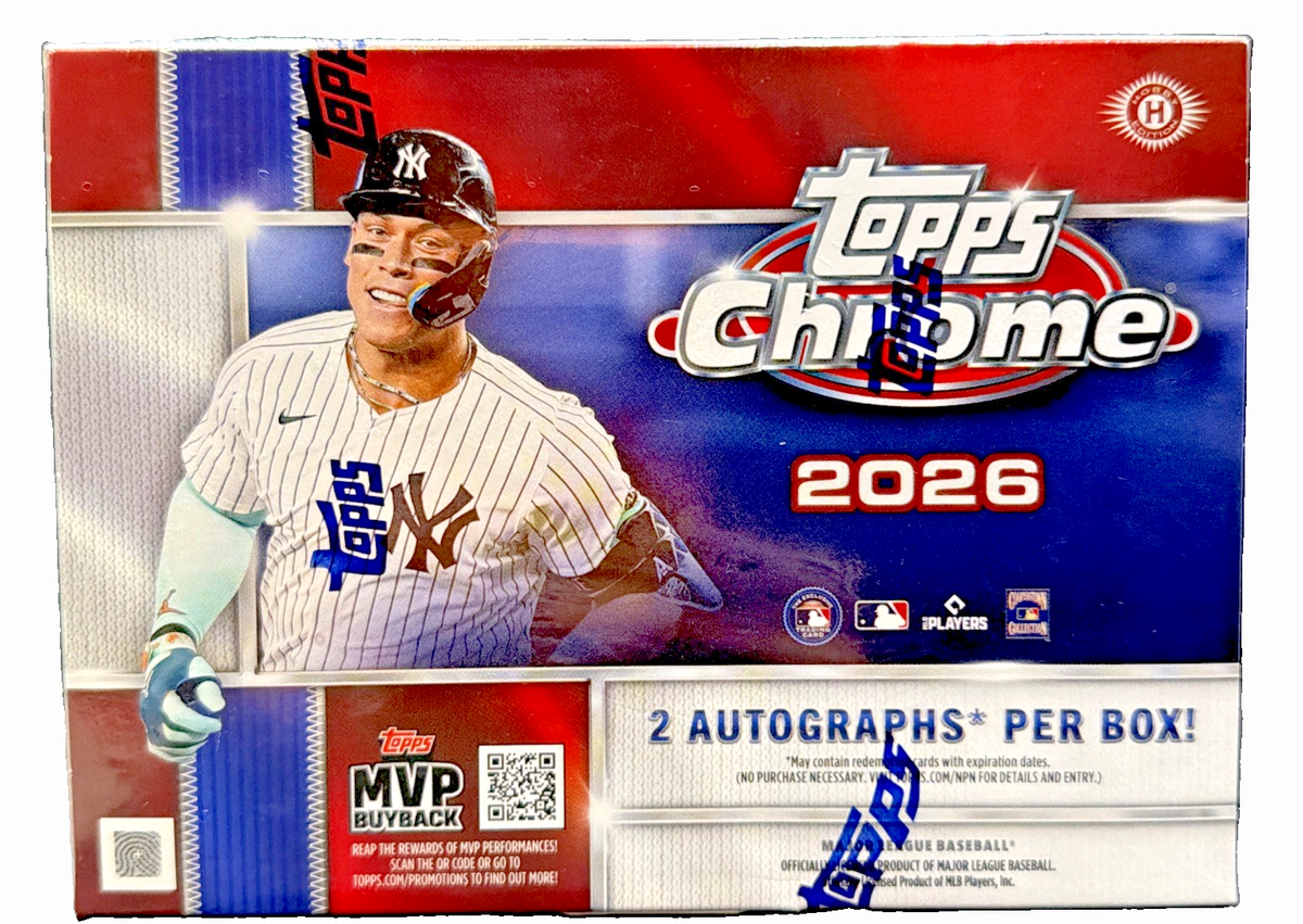 2026 TOPPS CHROME BASEBALL SEALED BREAKERS DELIGHT HOBBY BOX MLB IN HAND