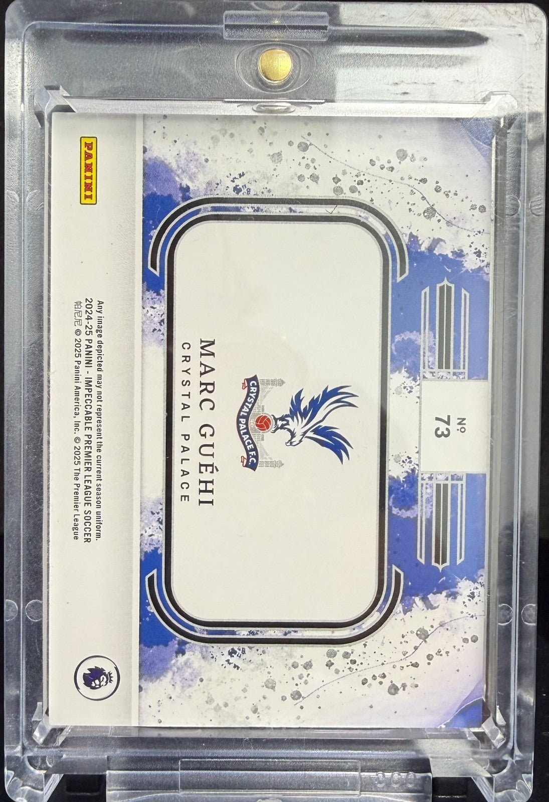 2024-25 Panini Impeccable 1 Troy Ounce .999 Fine Silver Marc Guehi