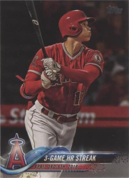 2018 Topps Update Series - Season Highlights Checklist Shohei Ohtani #US189 (RC)