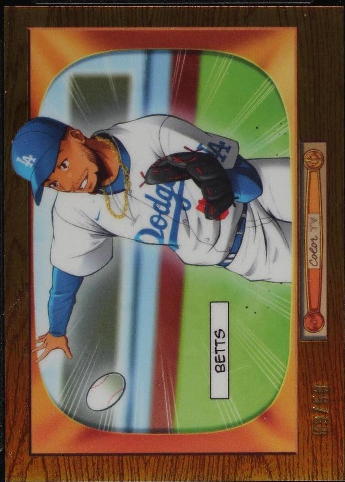 2024 Bowman - '55 Bowman Anime Mookie Betts #BA-8 Gold Refractor /50