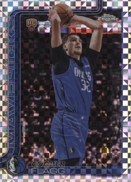 2025-26 Topps Chrome - Cooper Flagg #251 X-Fractor (RC) PSA 9 Mavericks