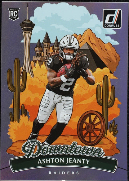 2025 Panini Donruss - Downtown! Ashton Jeanty #11 (RC) PSA 10