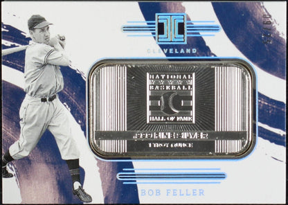 2024 Panini Impeccable - Bob Feller Cooperstown Logo .999 Fine Silver /25