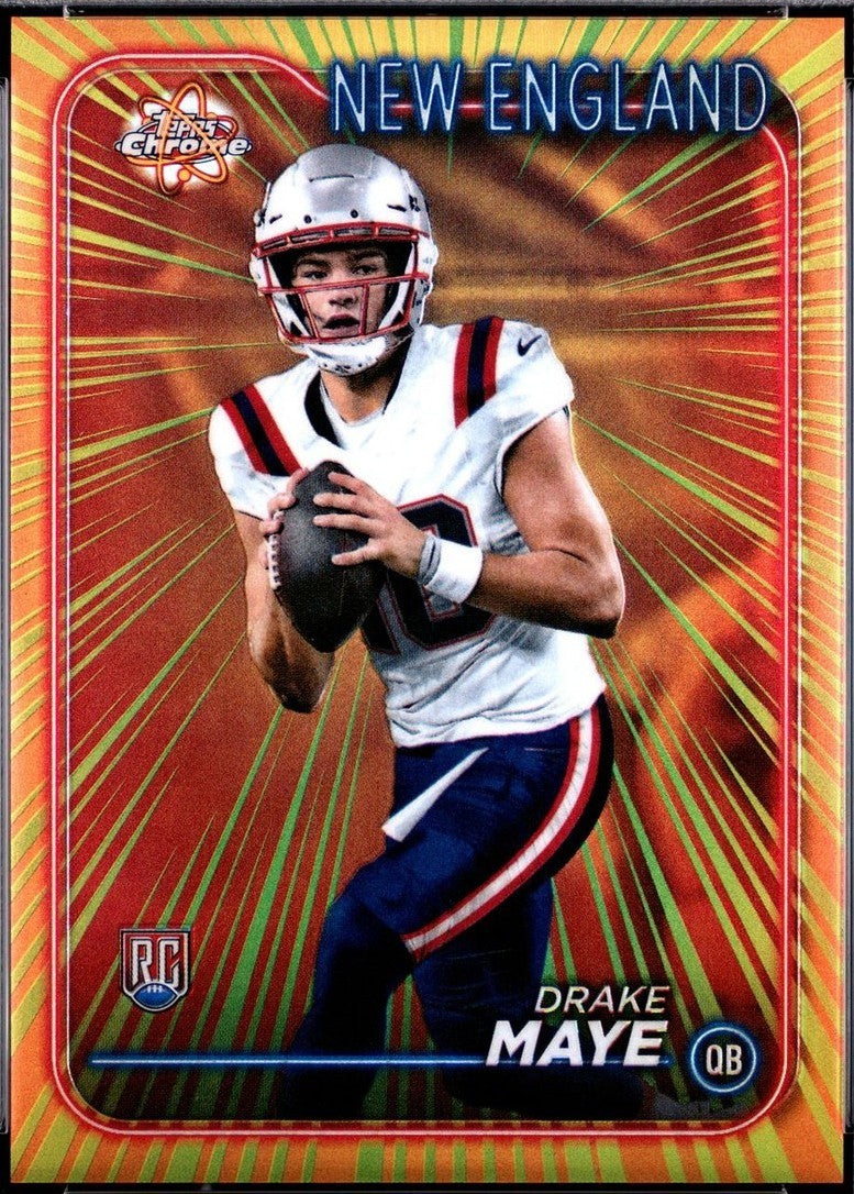 2024 Topps Chrome - Radiating Rookies Drake Maye #RR-3 (RC)