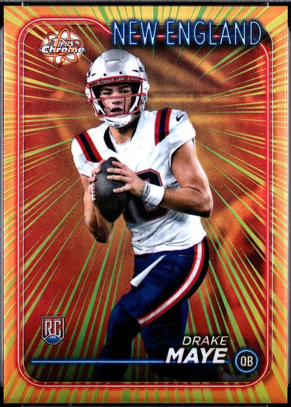 2024 Topps Chrome - Radiating Rookies Drake Maye #RR-3 (RC)